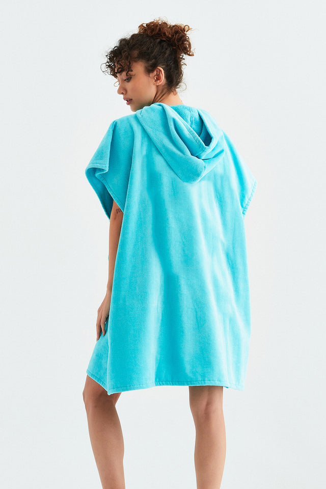 Strandponcho Unisex aus Frottee Solo