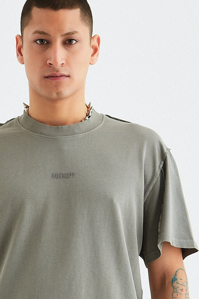 T-Shirt für Herren Lukas in Grau