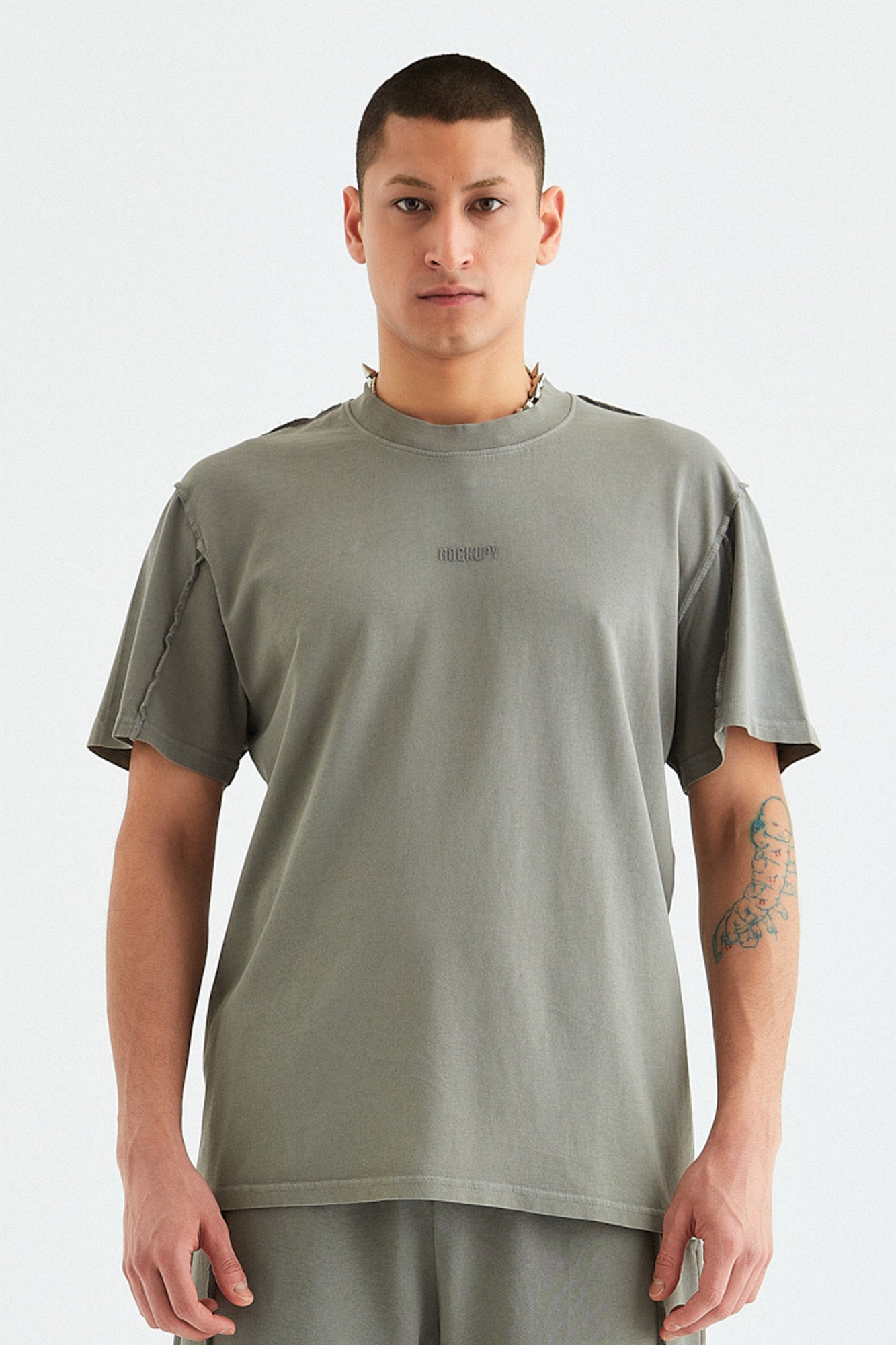 T-Shirt für Herren Lukas in Grau