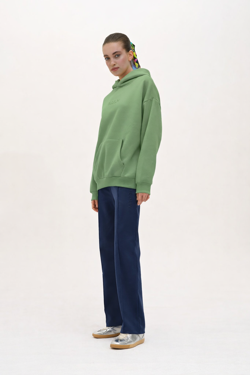 ANDRIEL OVERSIZE HOODIE SHALE GREEN