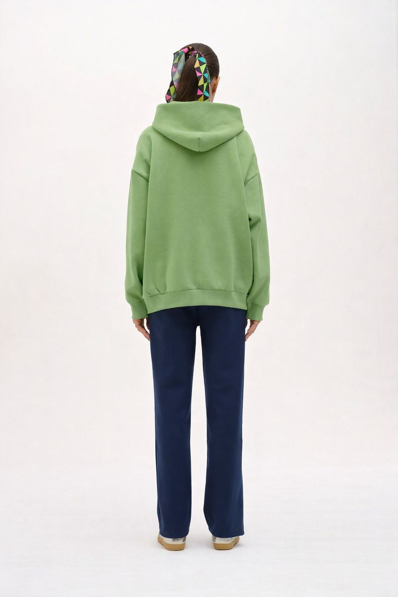 Andriel Oversize Hoodie Shale Green - Rockupy