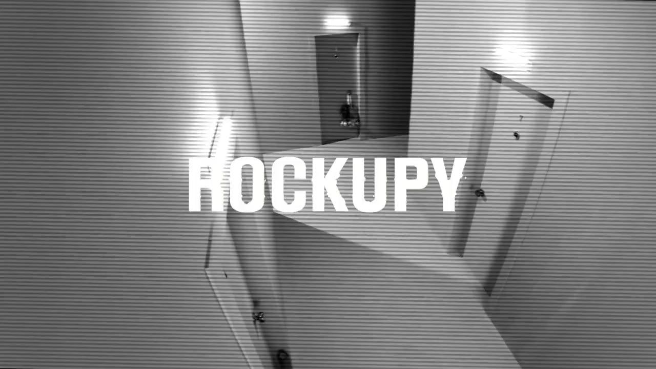 Rockupy-Markenvideo mit Logo in einem Flur