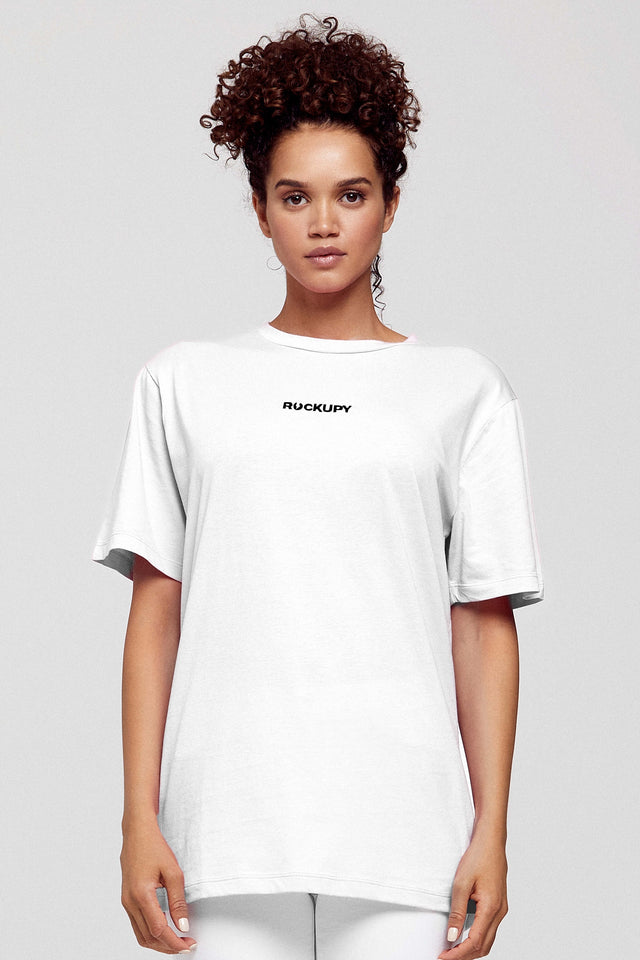 T-Shirt Basic Unisex in Weiß