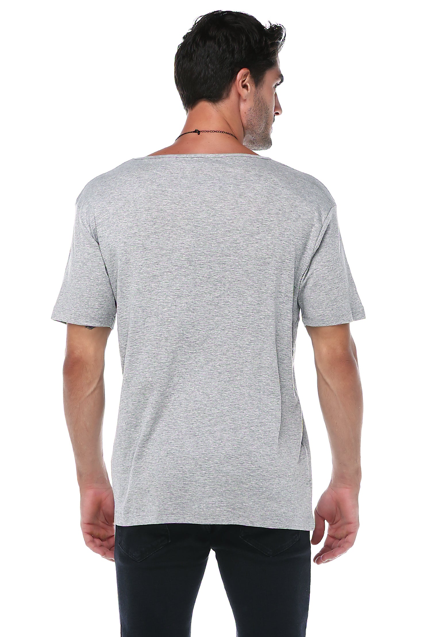 Men Skull Printed T-Shirt - Rockupy