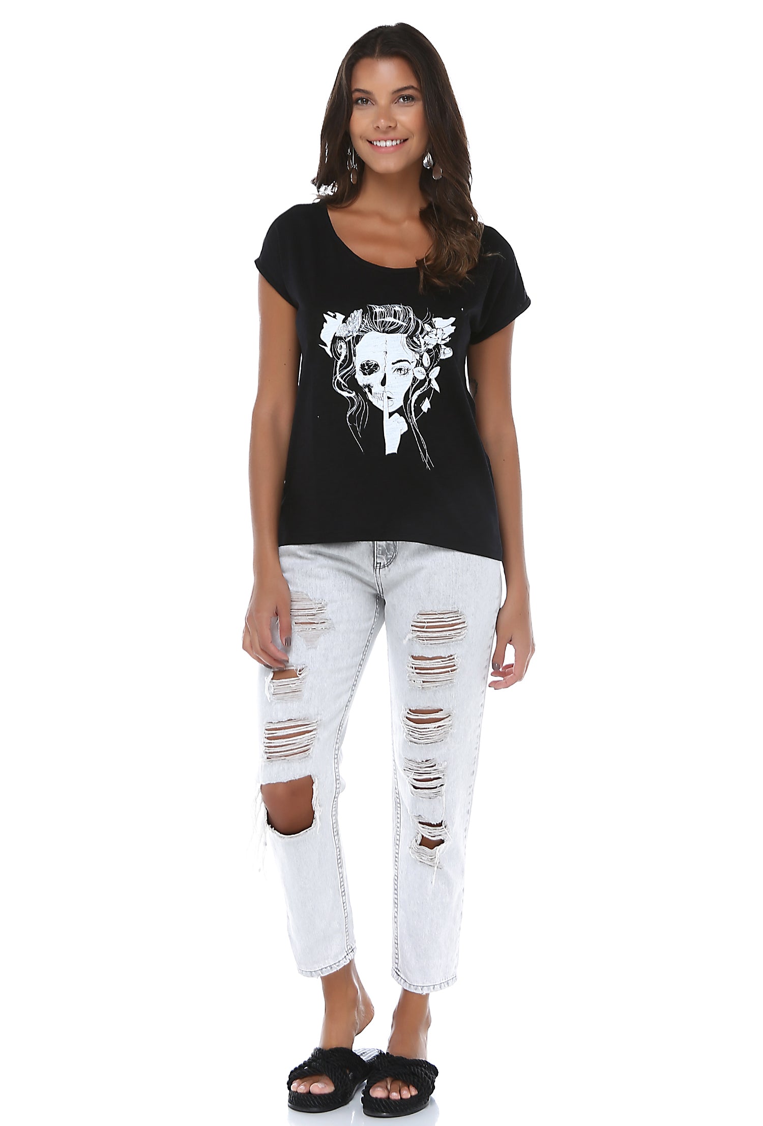 Women Printed T-Shirt - Rockupy