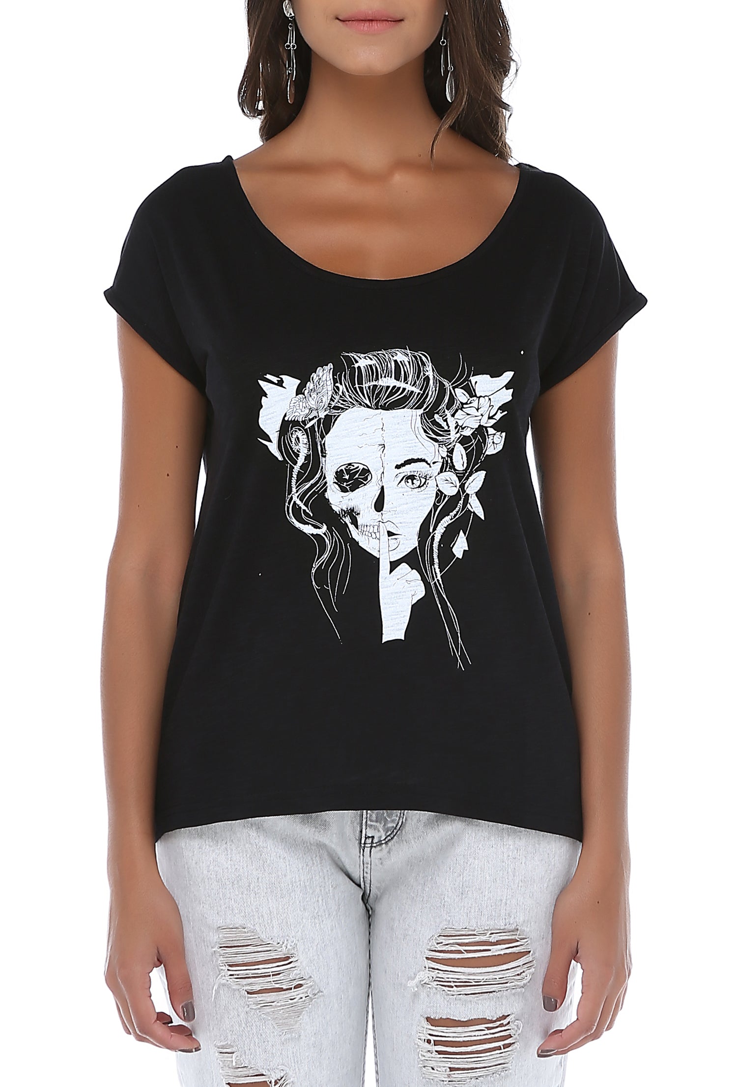 Women Printed T-Shirt - Rockupy