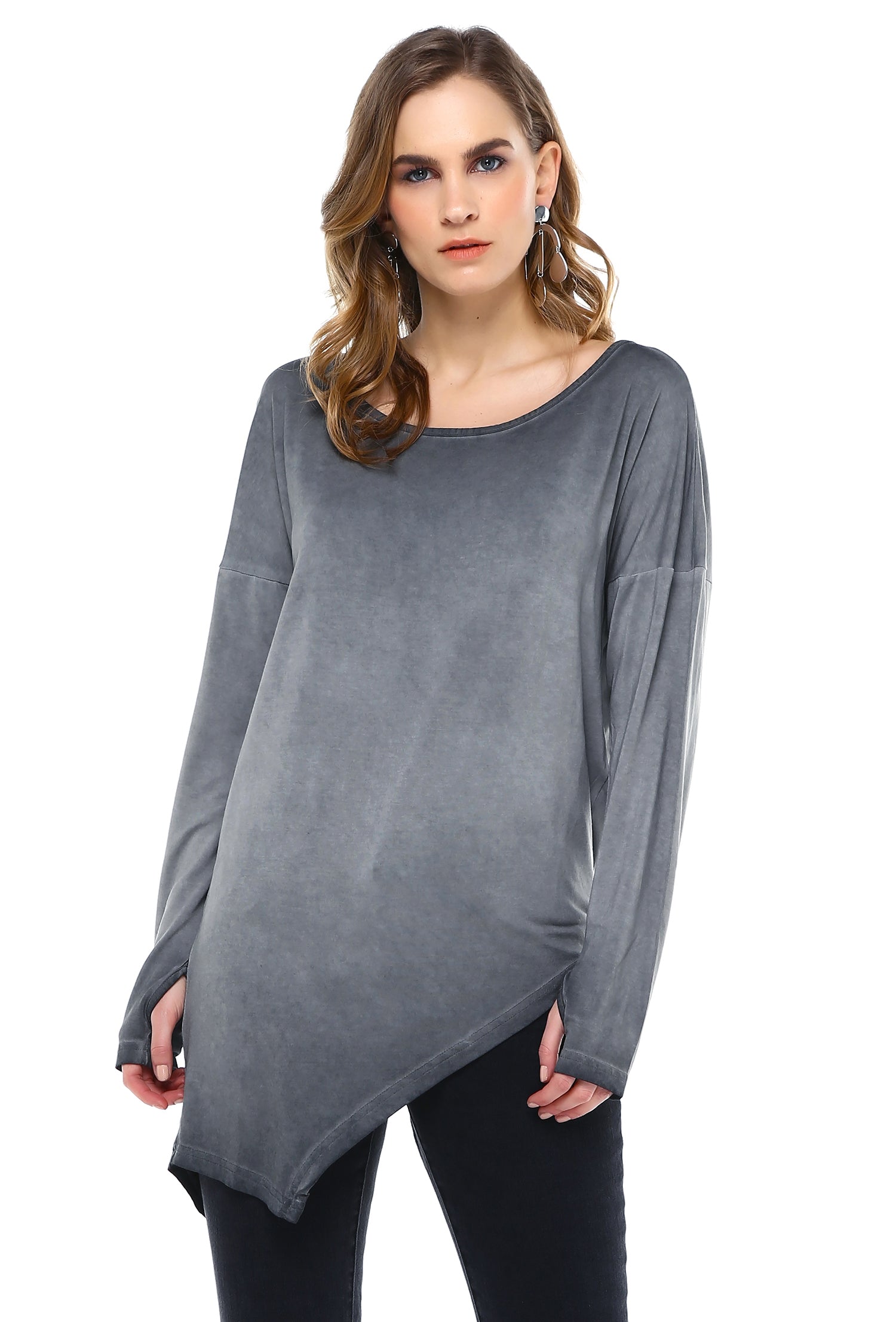 Rockupy Women Asymmetric Longsleeve - Rockupy