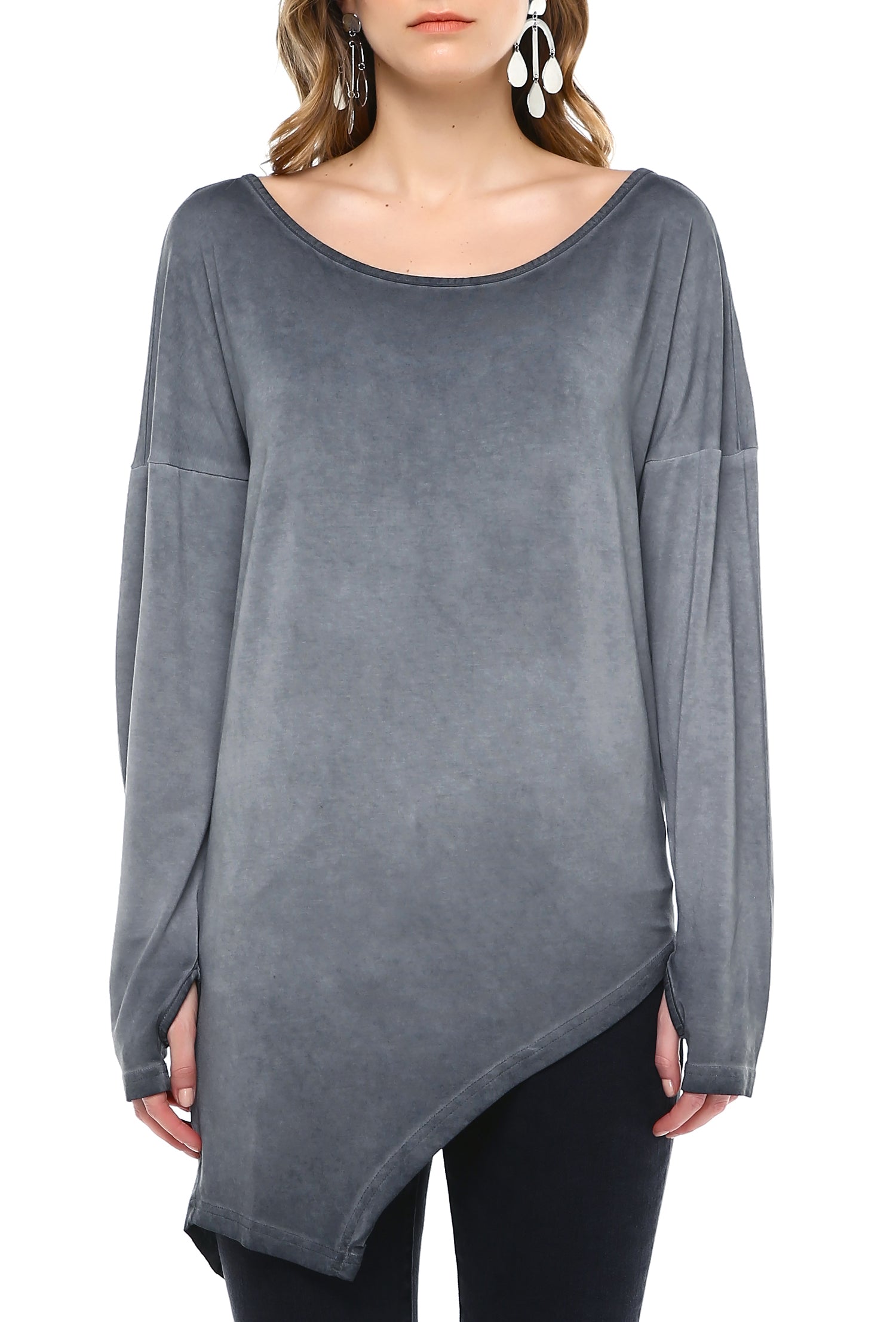 Rockupy Women Asymmetric Longsleeve - Rockupy