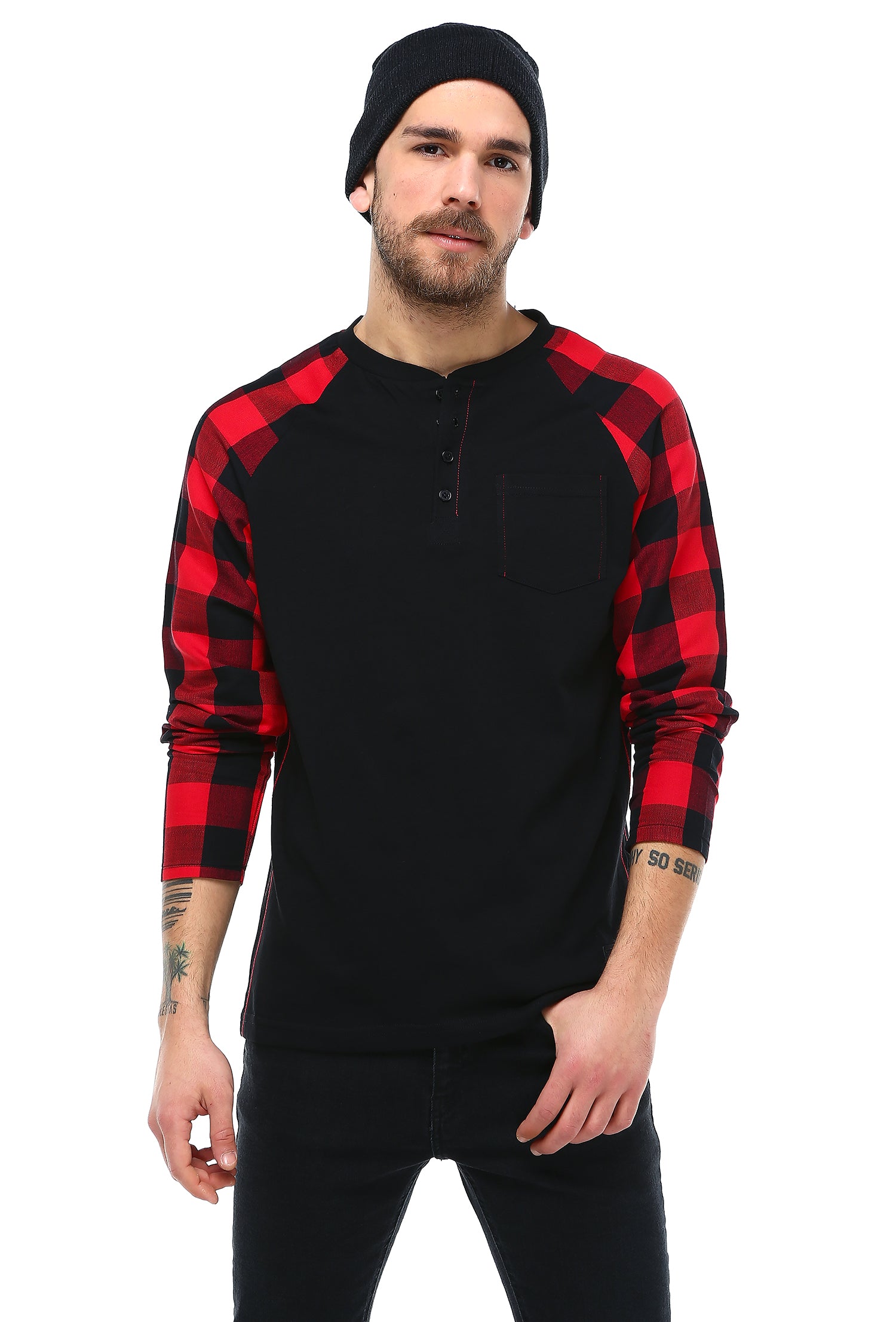 Men Plaid Longsleeve - Rockupy