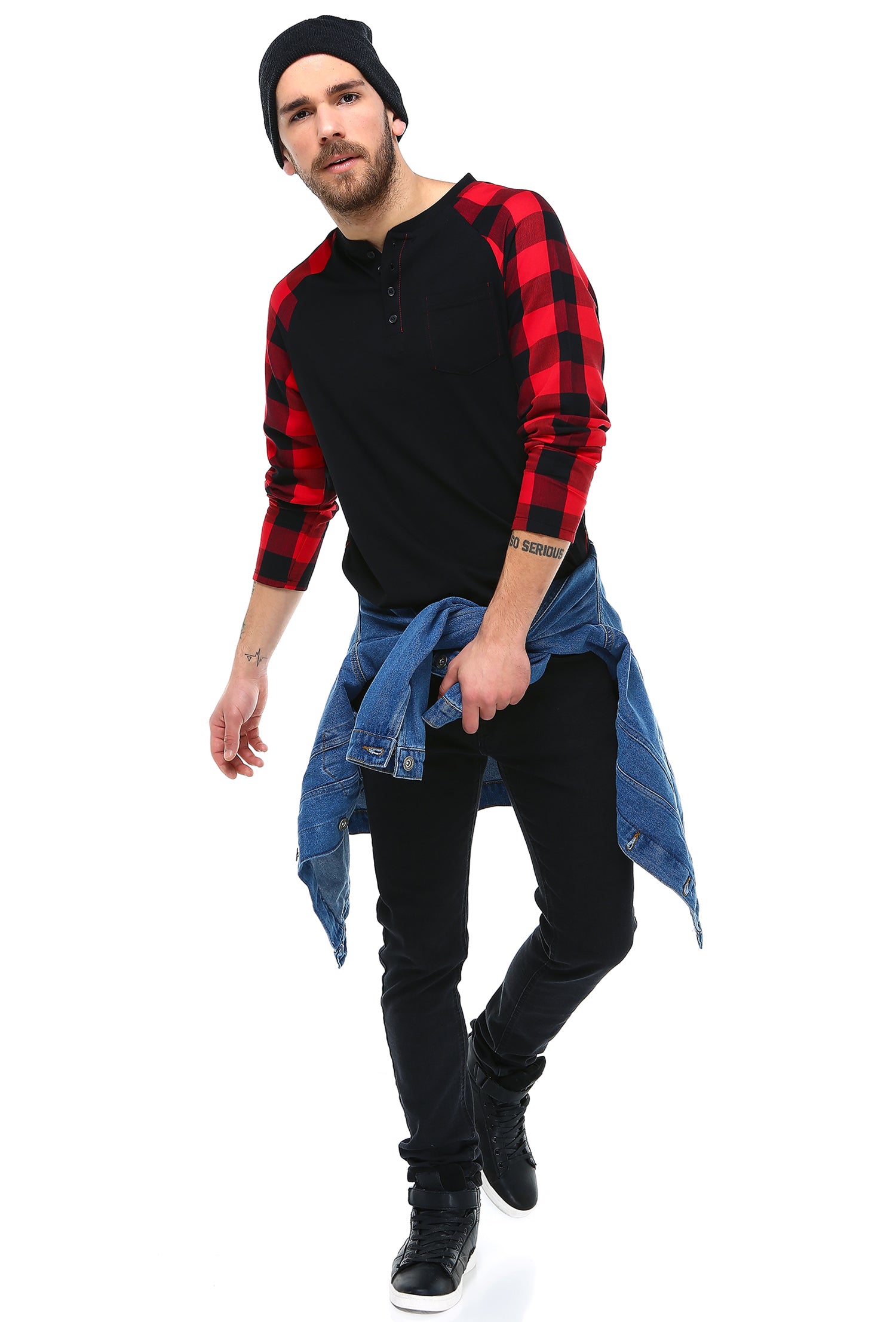 Men Plaid Longsleeve - Rockupy