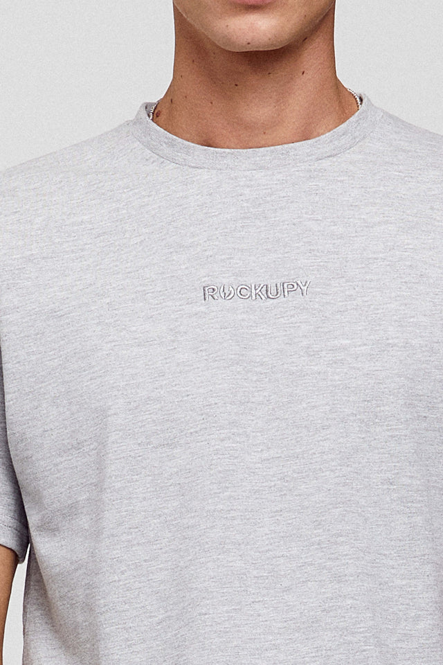 T-Shirt Unisex Basic Grey Melange
