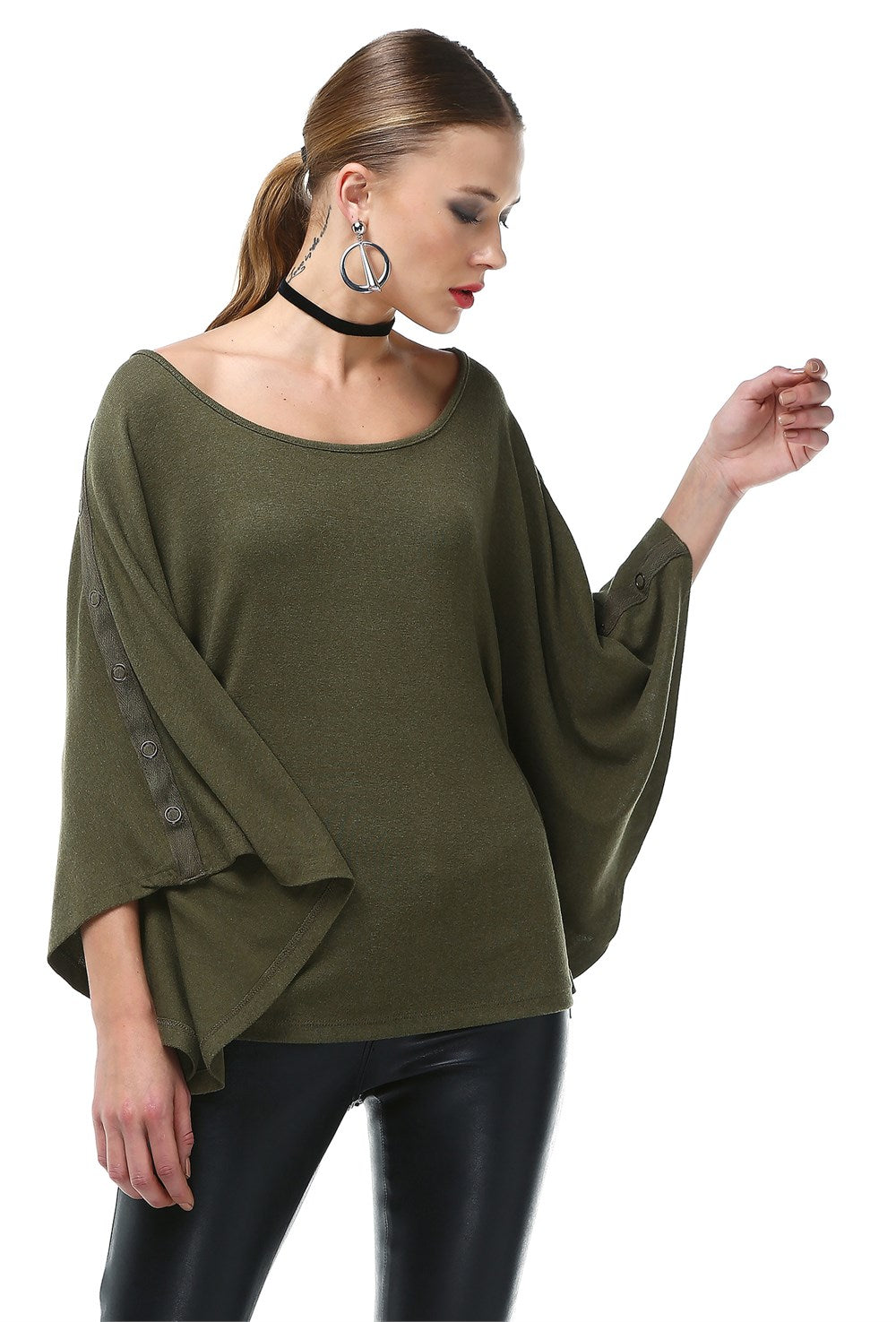 Bat Sleeve T-Shirt - Rockupy