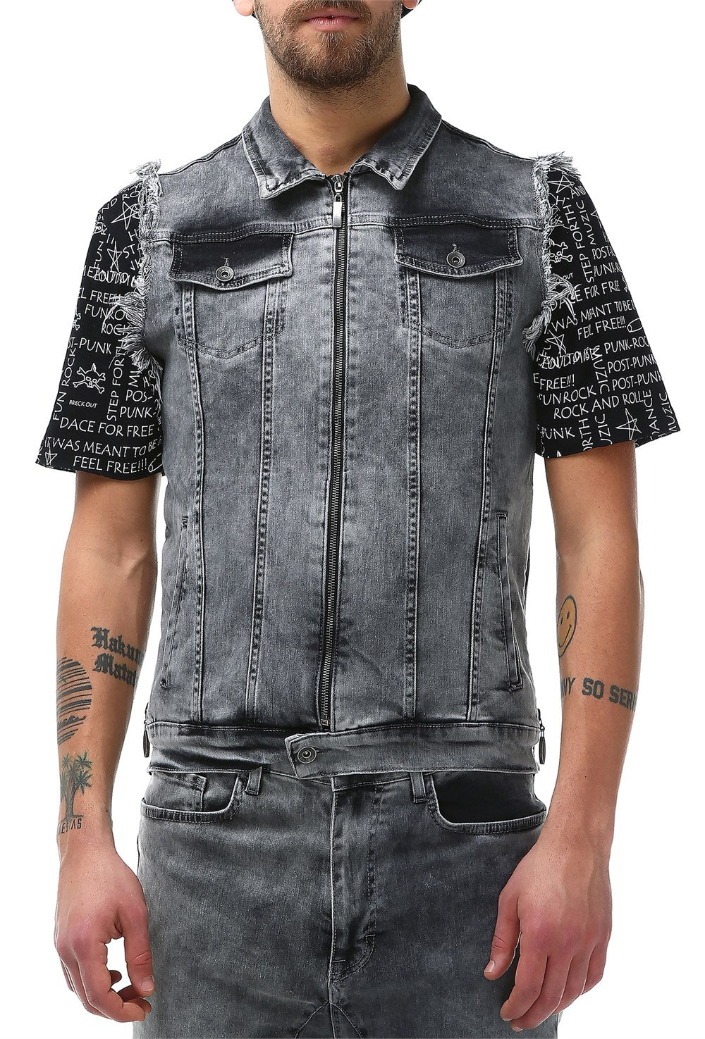 Denim Vest - Rockupy