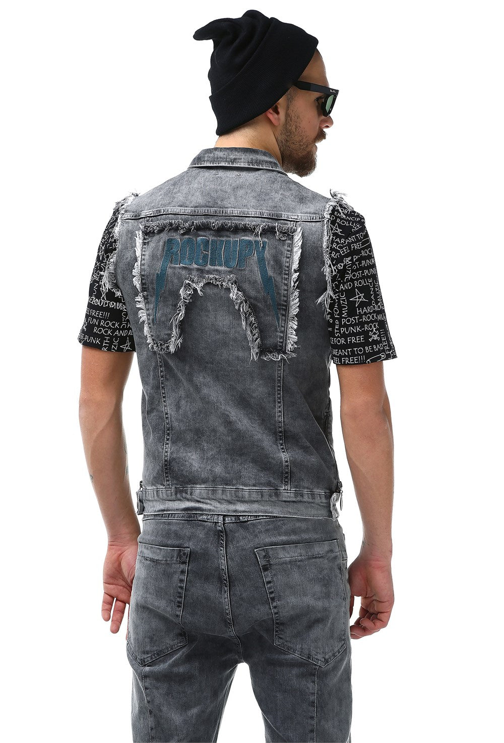 Denim Vest - Rockupy