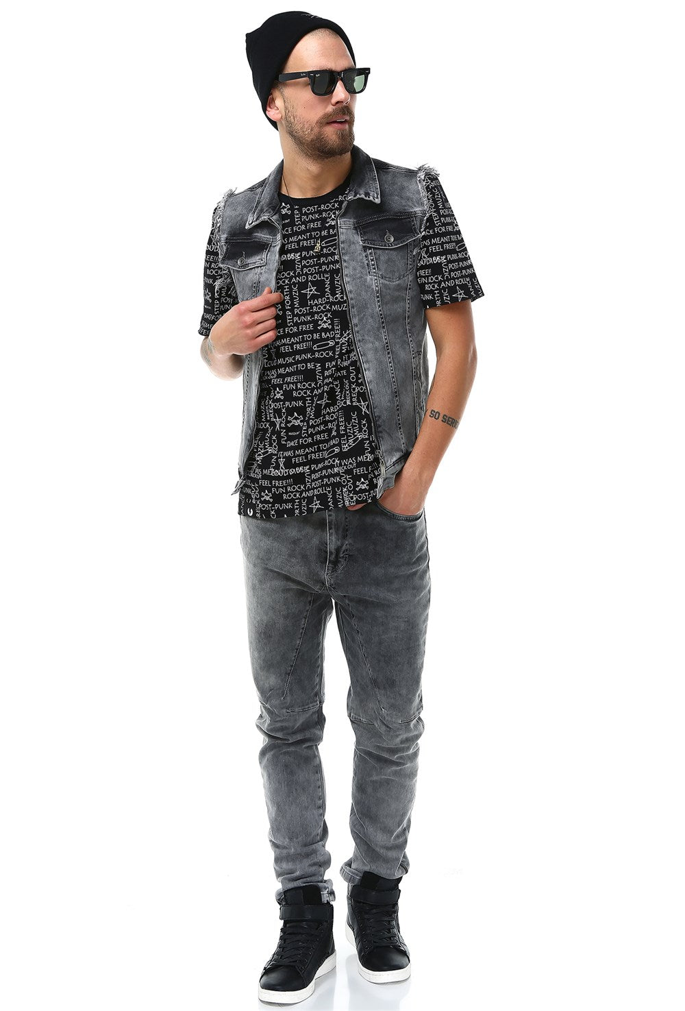 Denim Vest - Rockupy