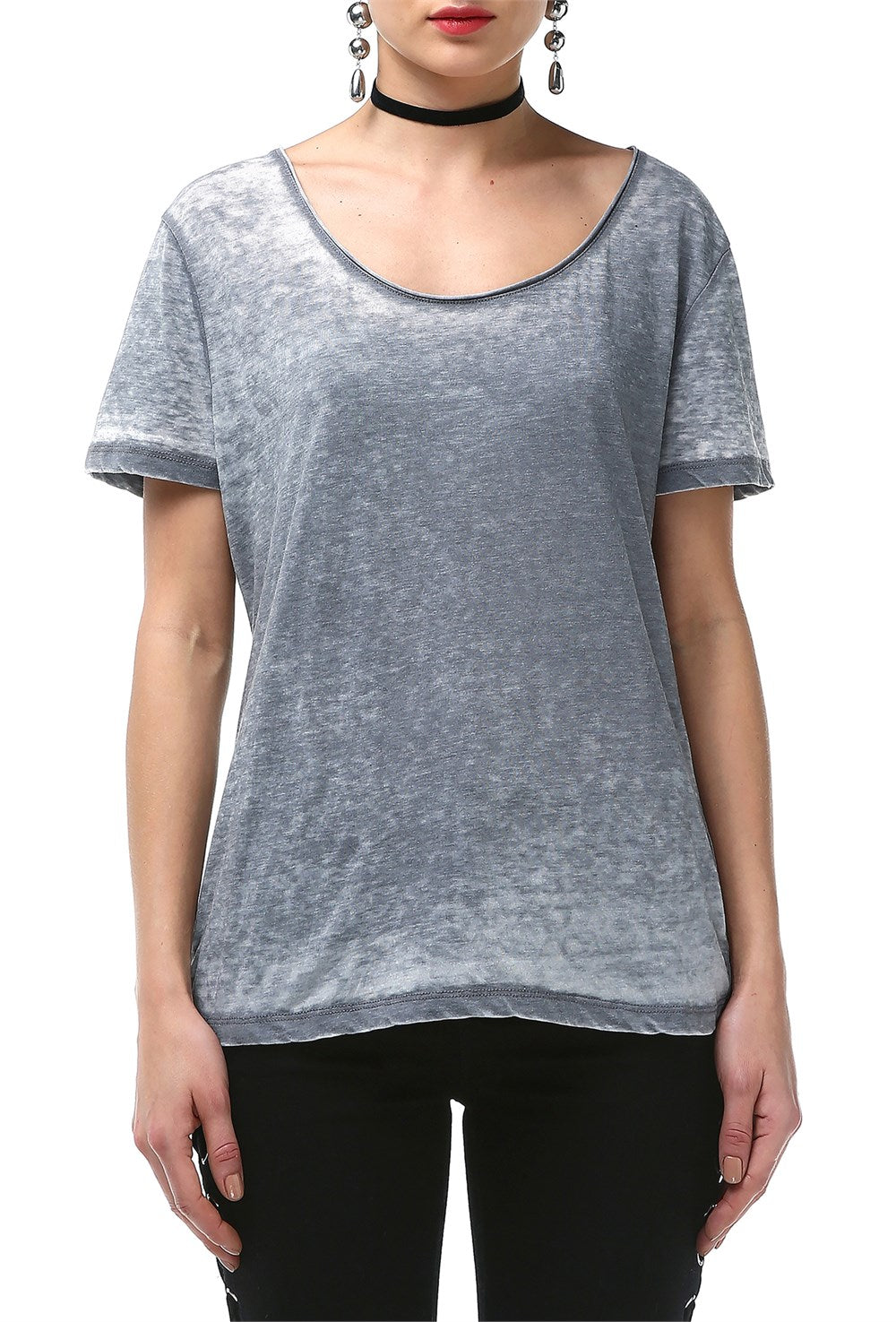 Skull Printed T-Shirt - Rockupy
