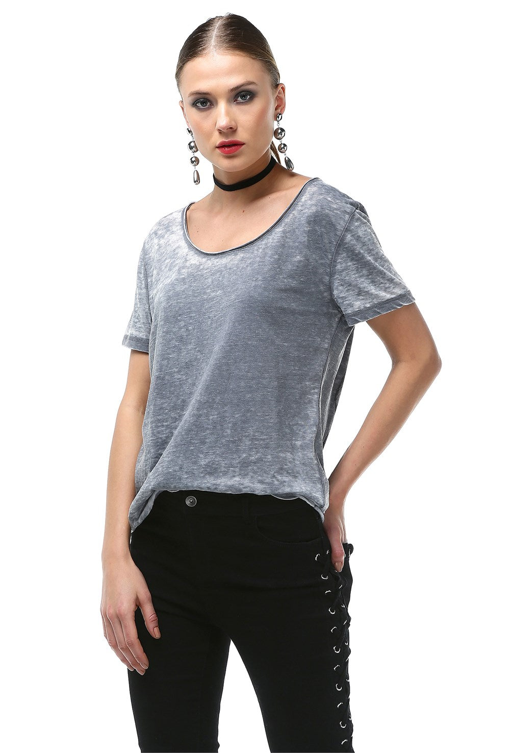 Skull Printed T-Shirt - Rockupy