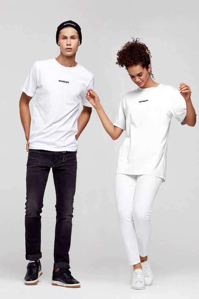 Unisex Basic White T-Shirt - Rockupy