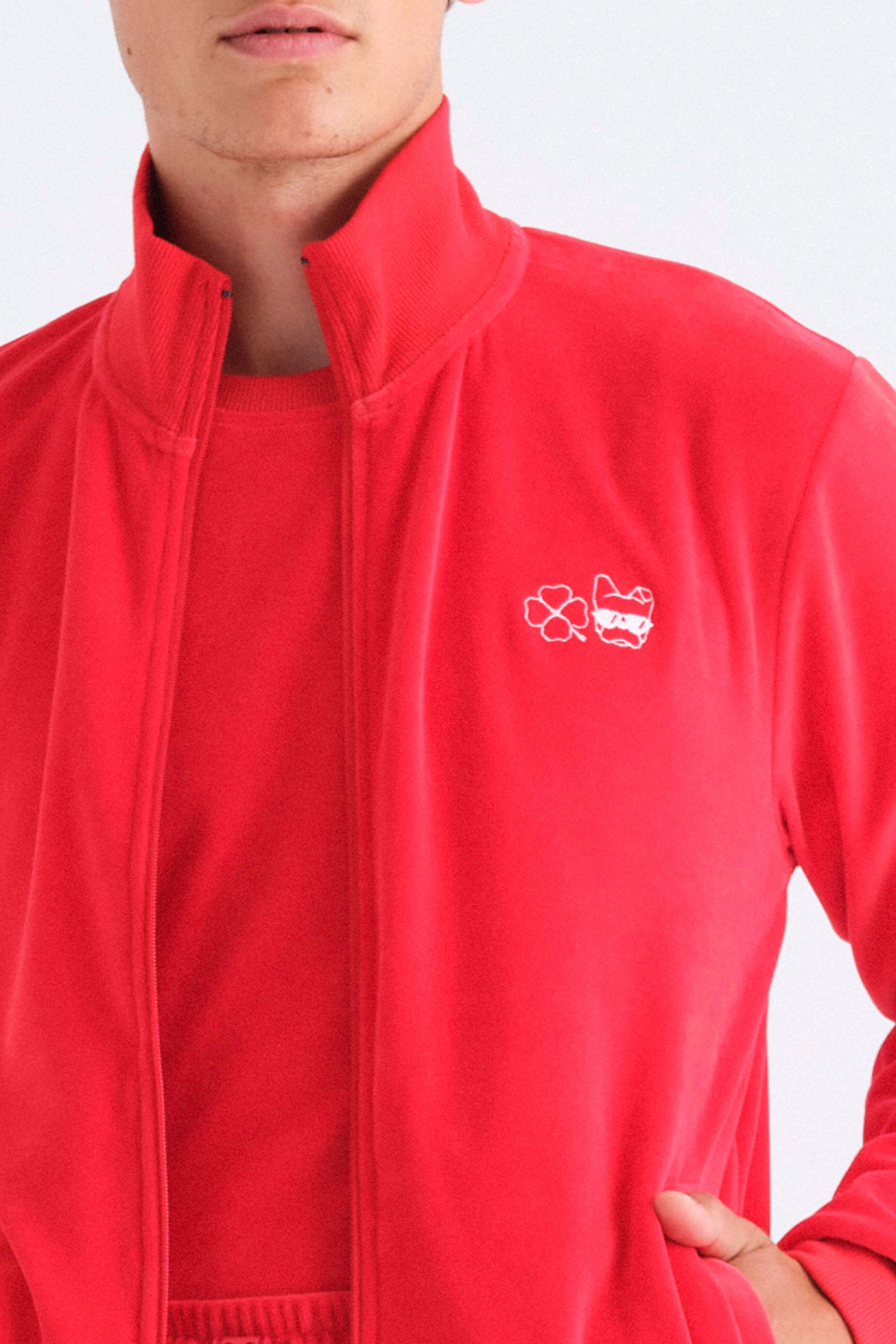 Trainingsjacke für Herren Varus aus Samt