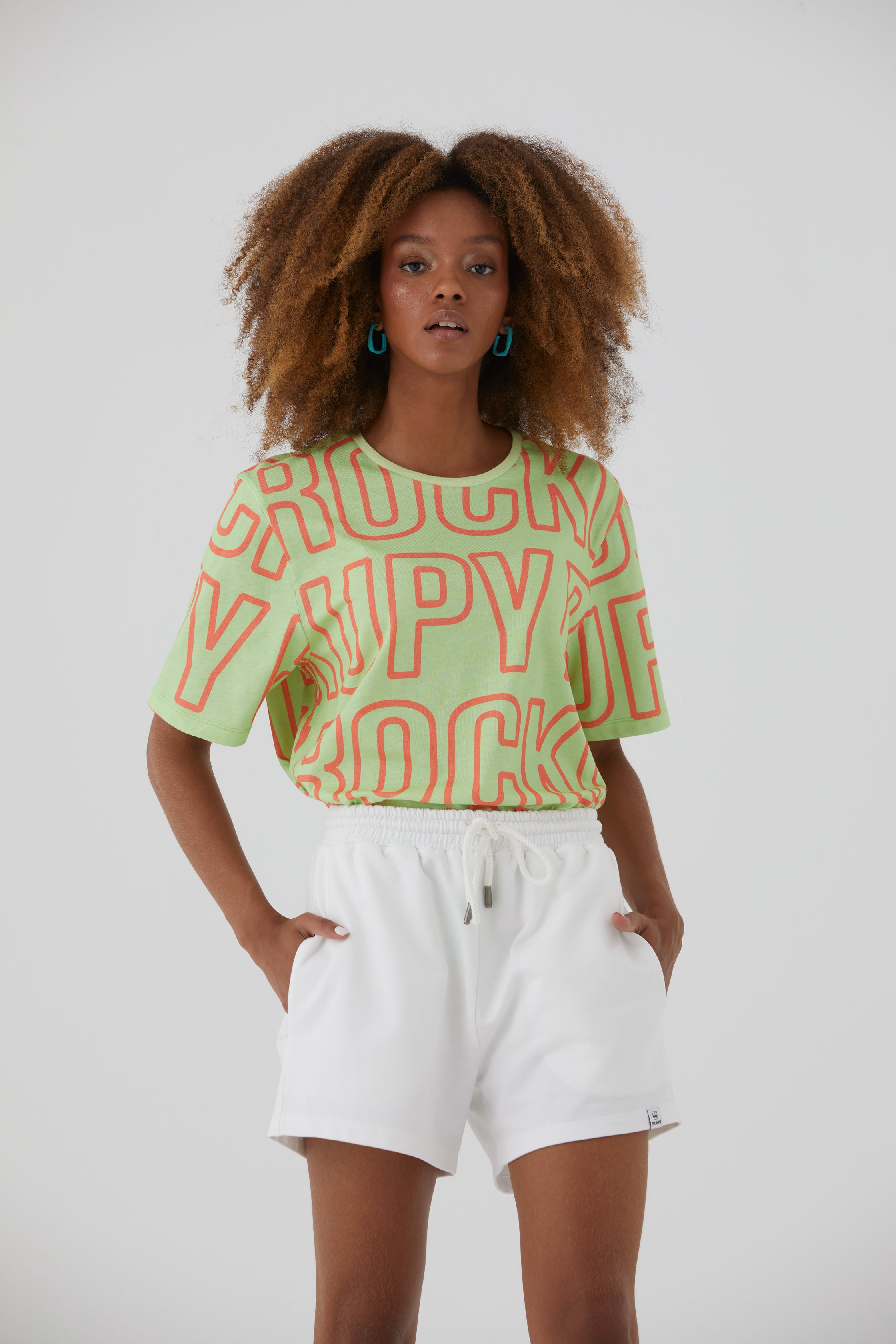 ALLOVER SHARI WOMAN SHORT - Rockupy