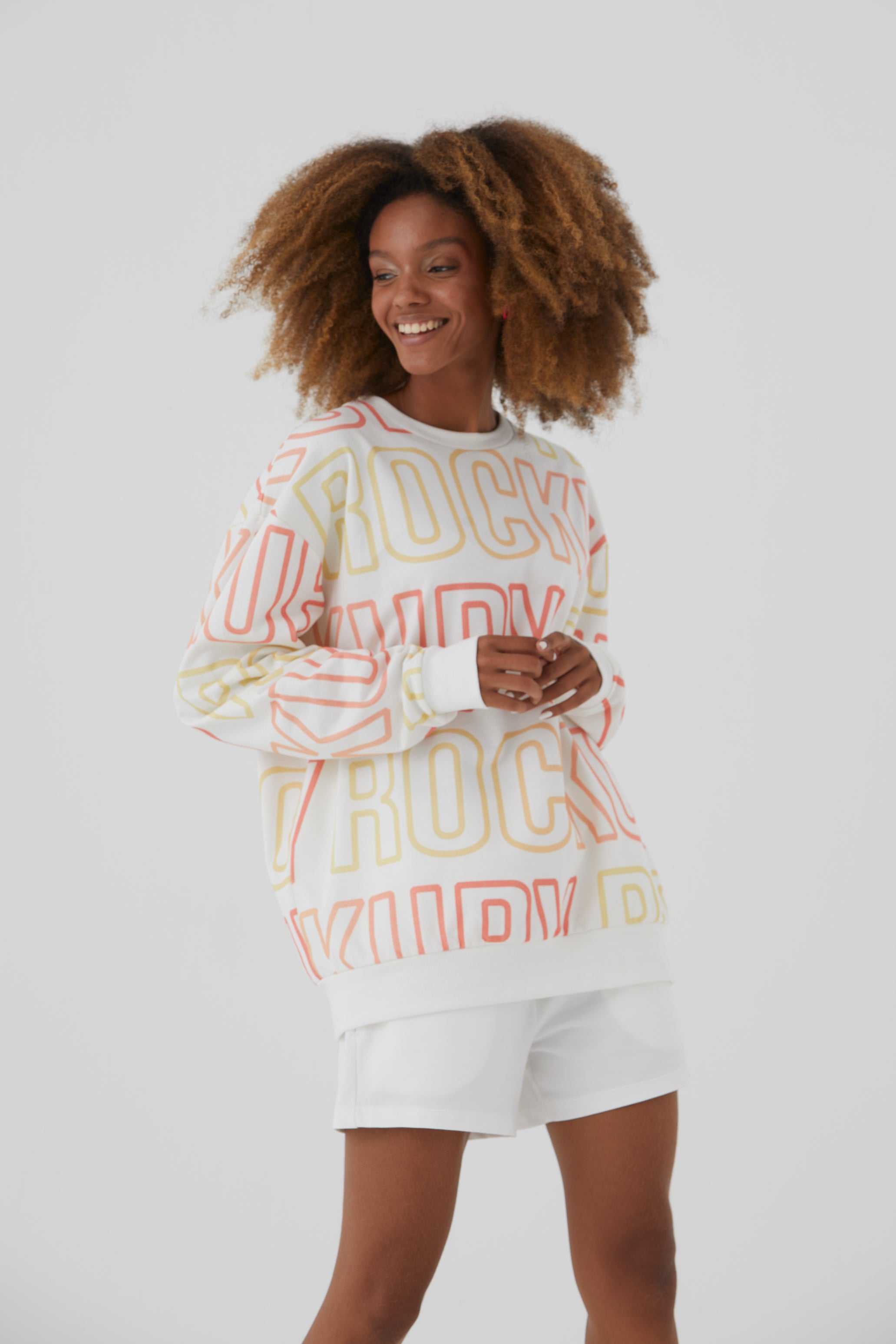 ALLOVER WANJA UNISEX SWEATSHIRT - Rockupy