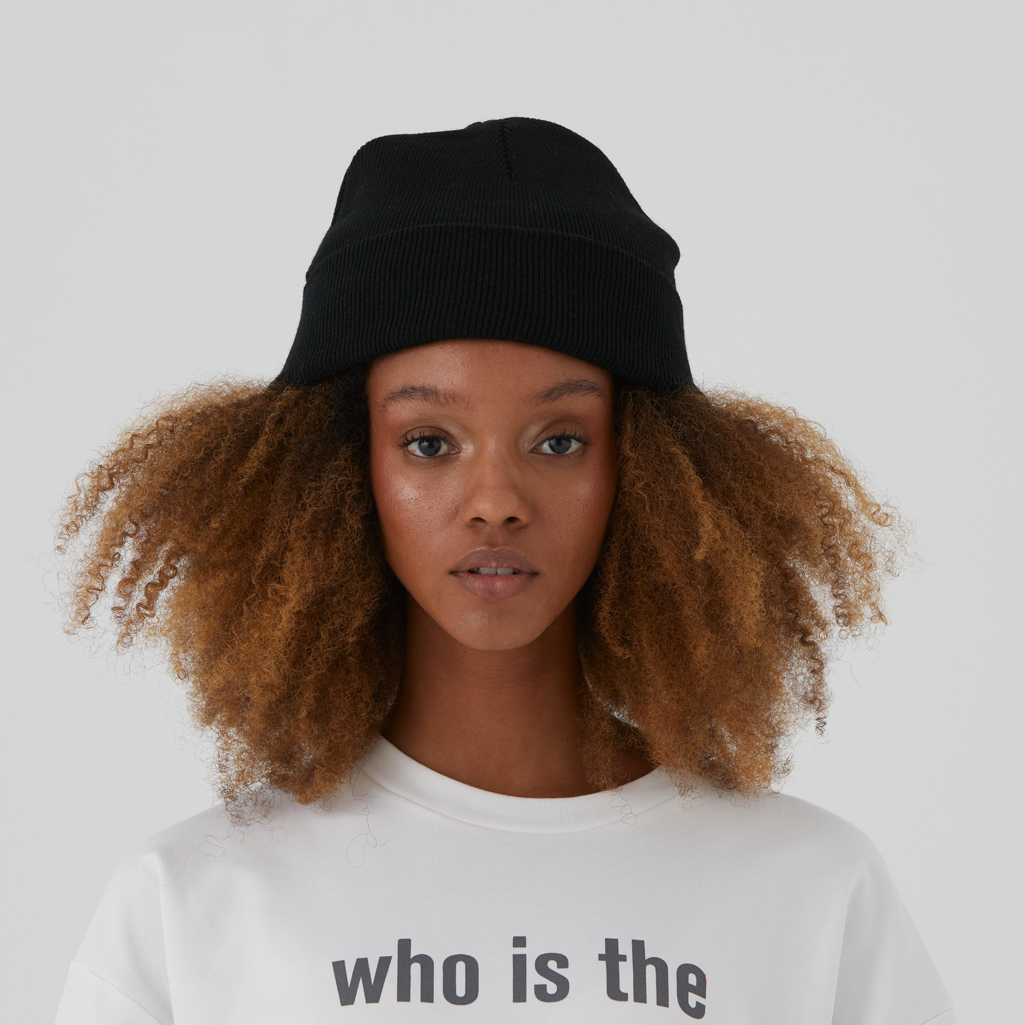 Beanie Unisex in Schwarz