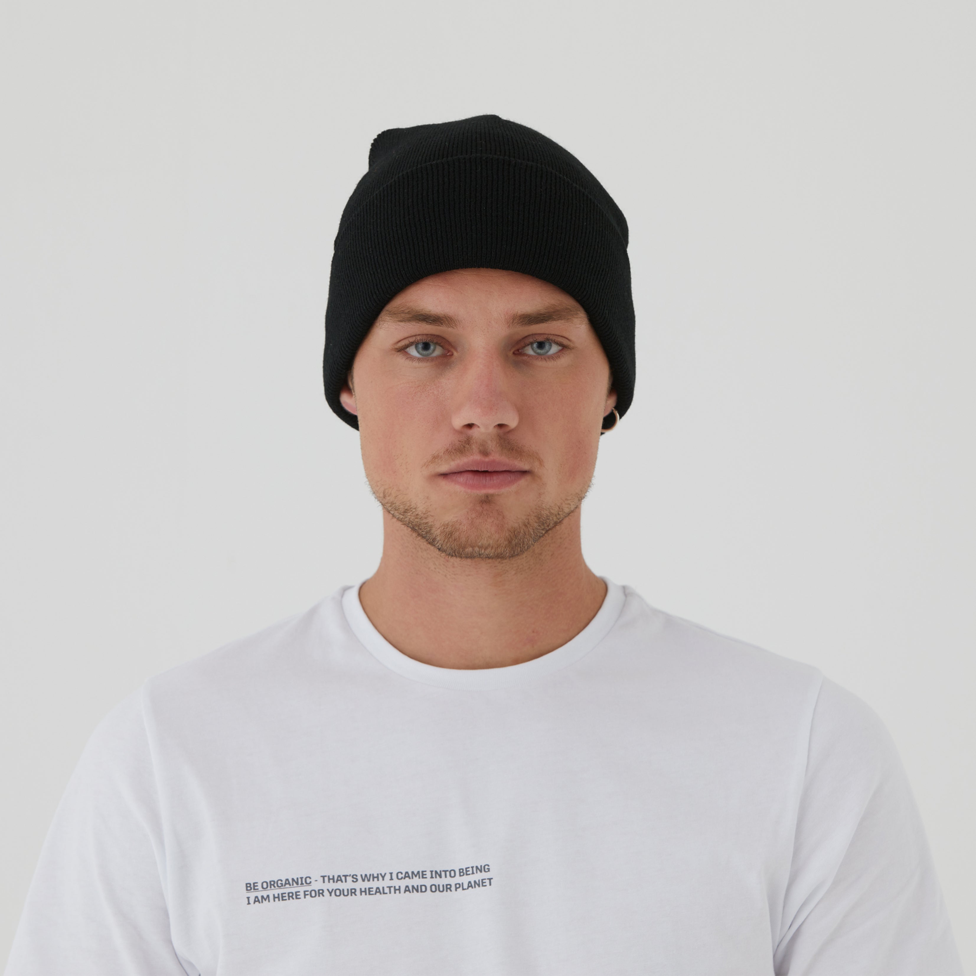 Beanie Unisex in Schwarz