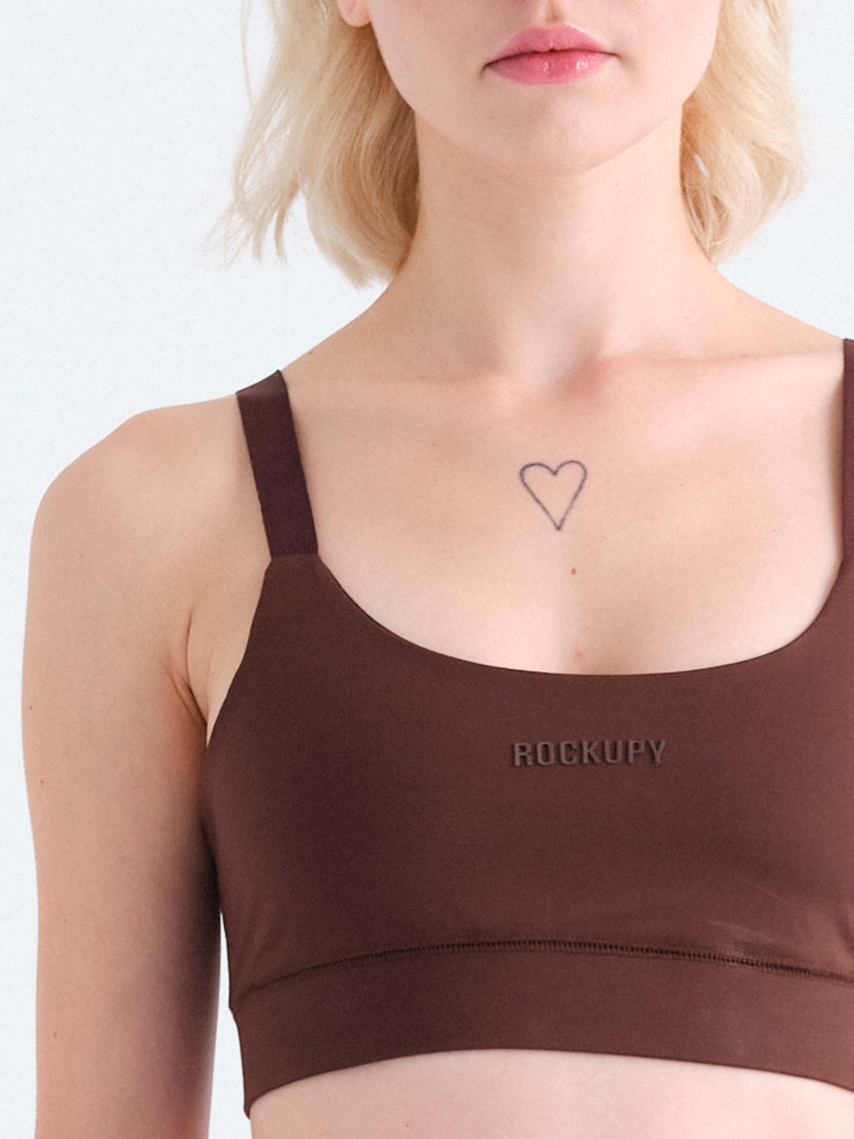 Sport-Top für Damen Chocolate