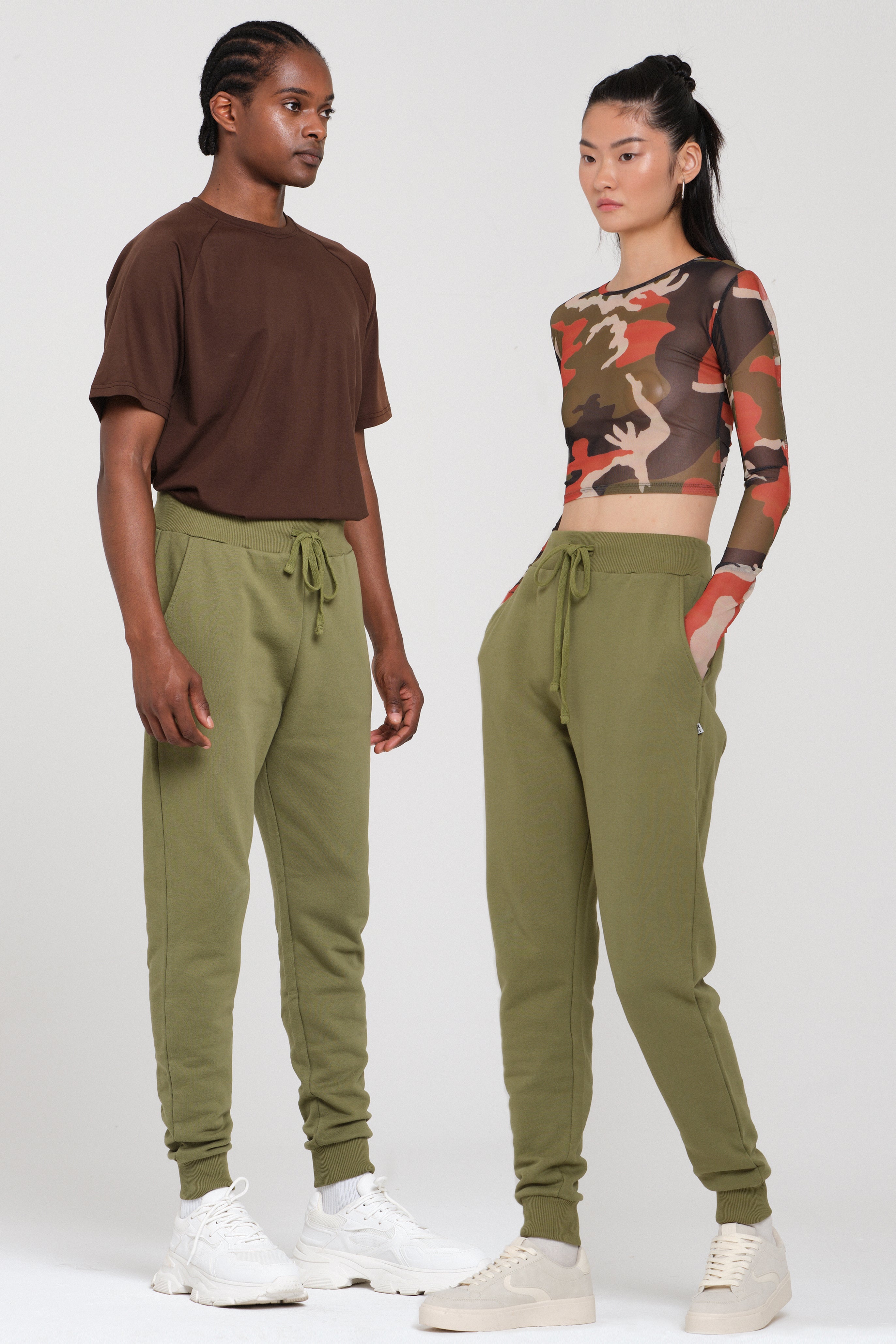 Jogginghose Unisex Jules in Olive Branch