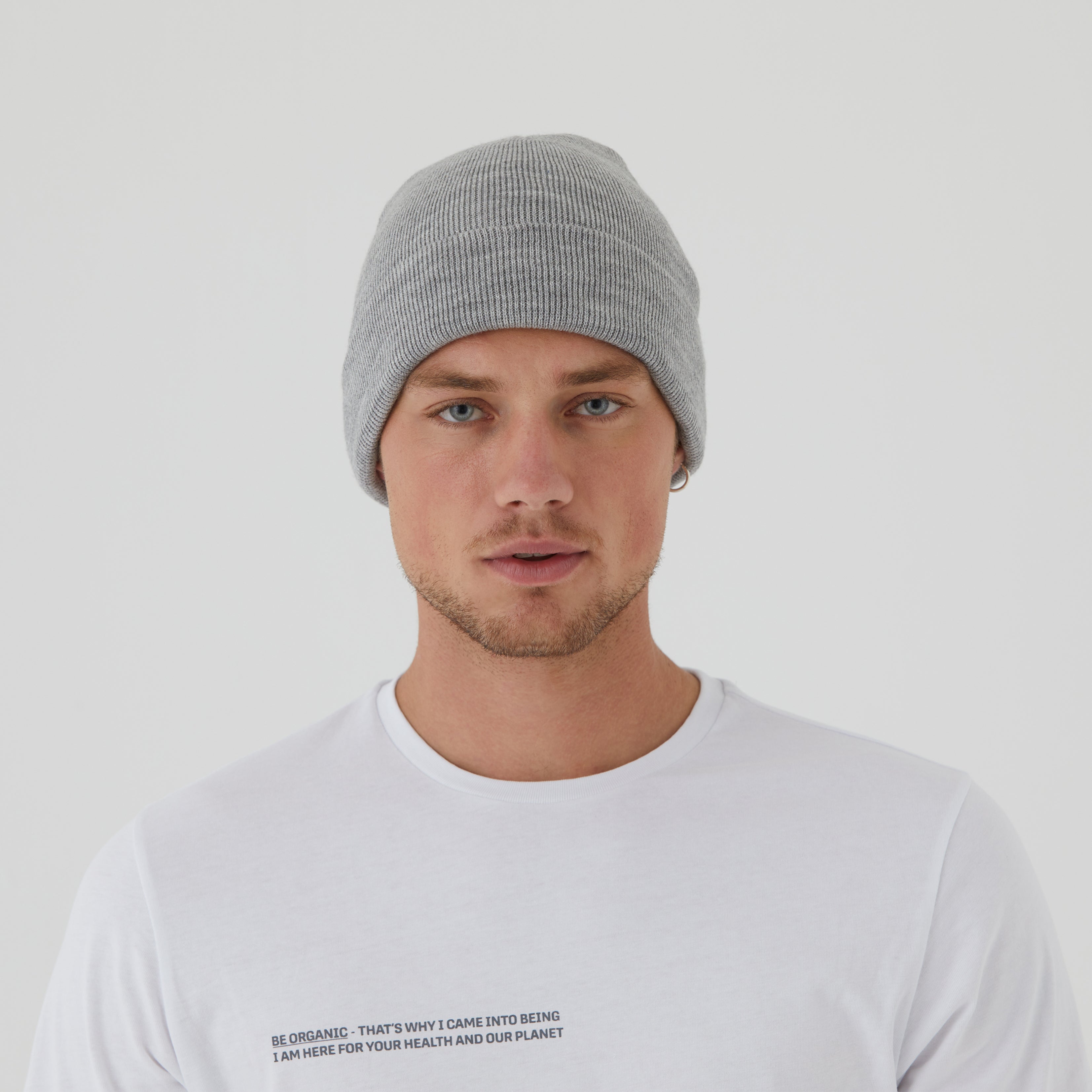 Beanie Unisex in Hellgrau