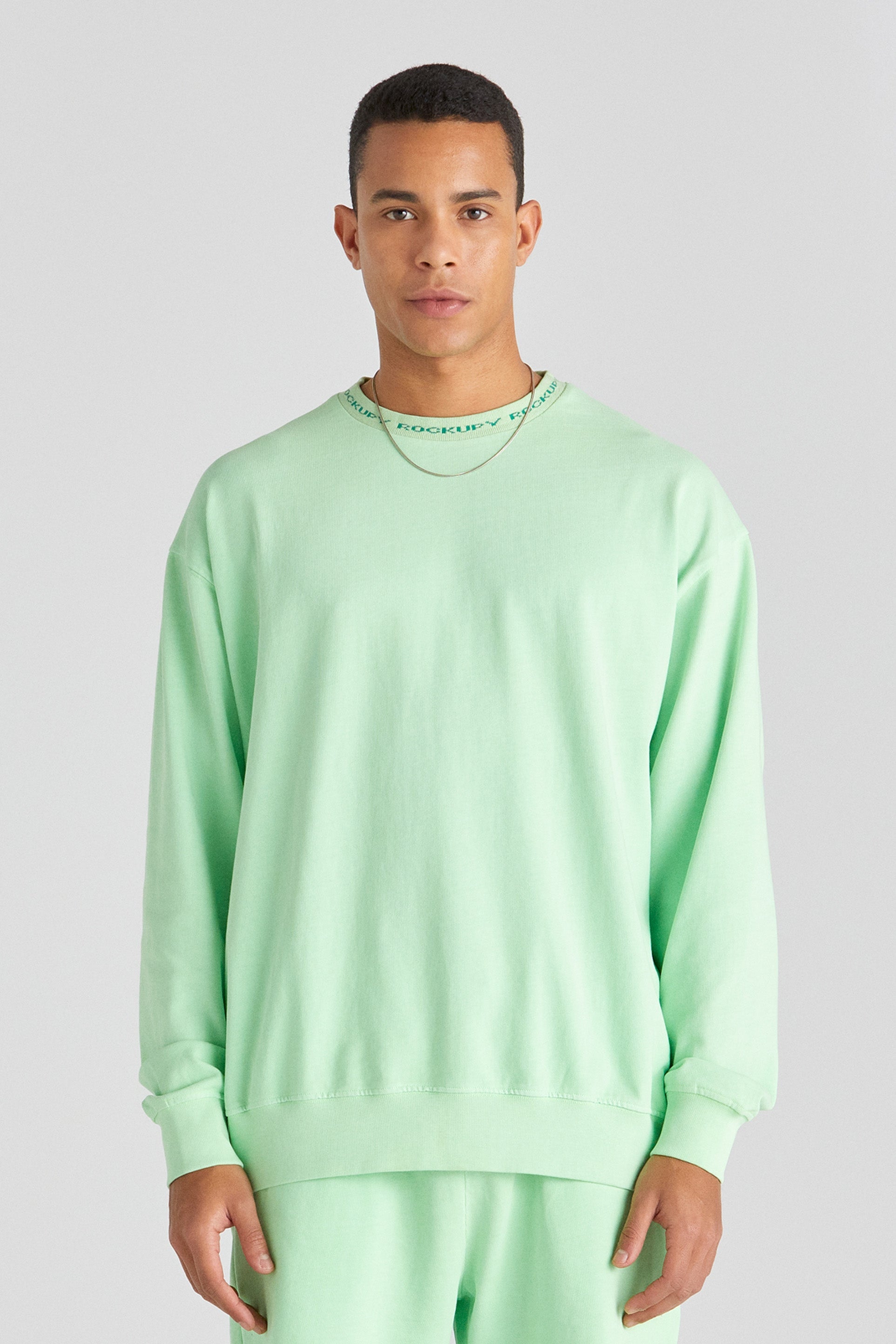 Sweatshirt Unisex Makana in Hellgrün