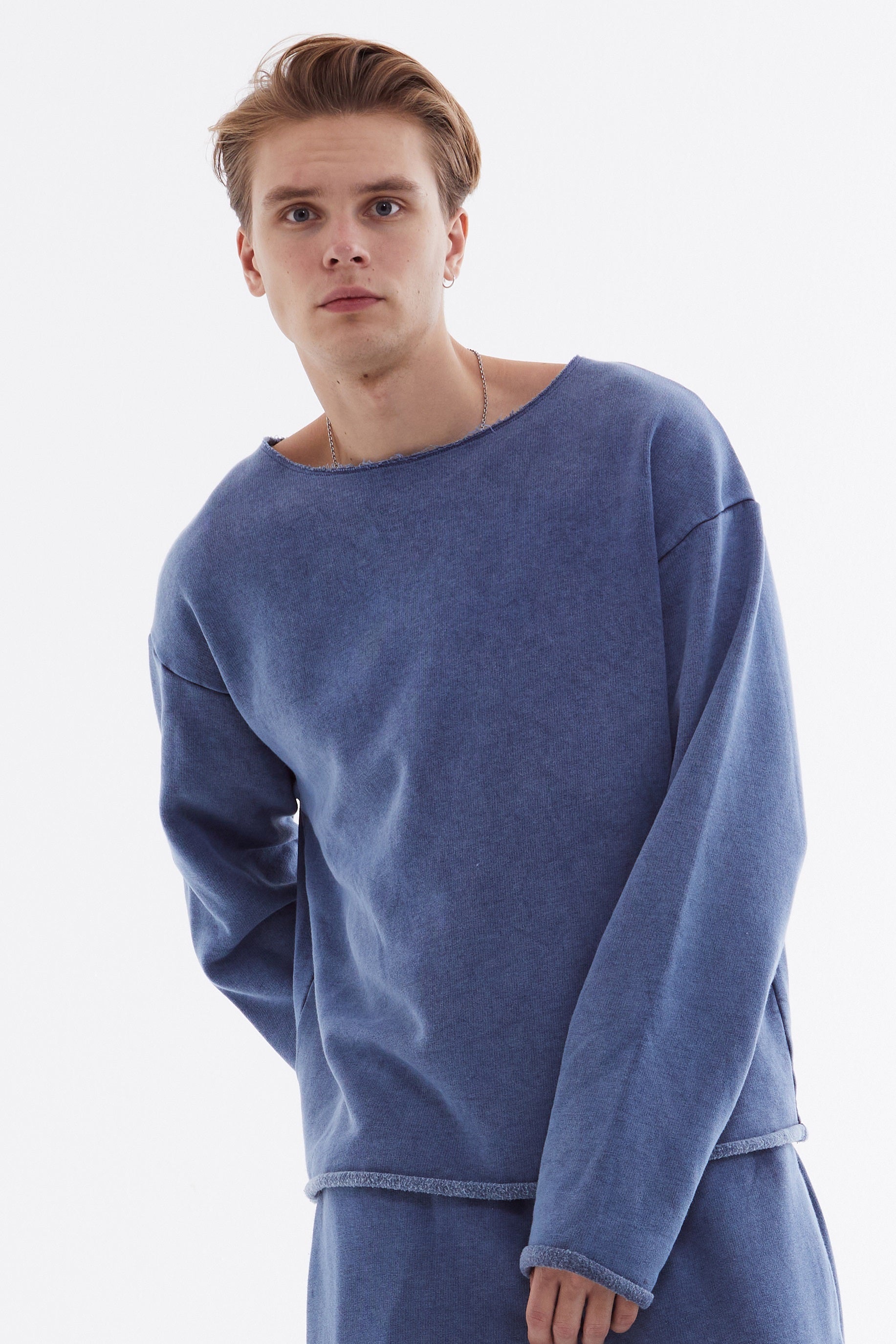 Sweatshirt für Herren in Indigo