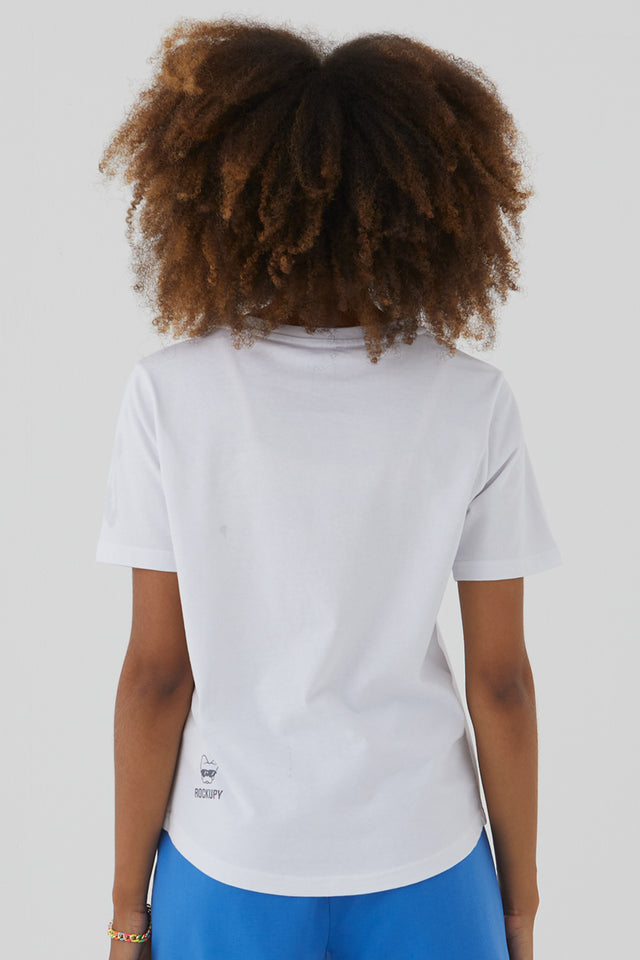 Organic T-Shirt für Damen Okellani in Weiß
