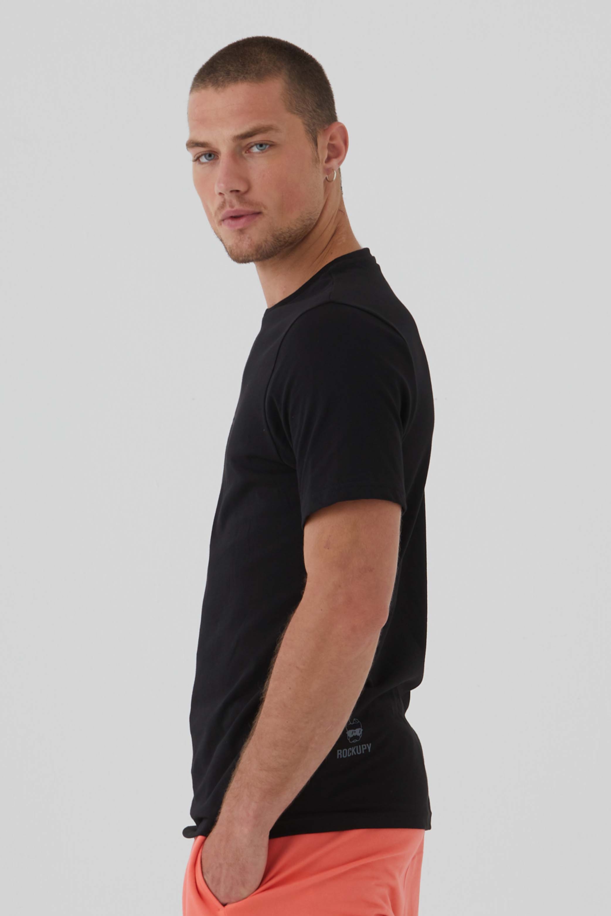 Organic T-Shirt für Herren Onur in Schwarz