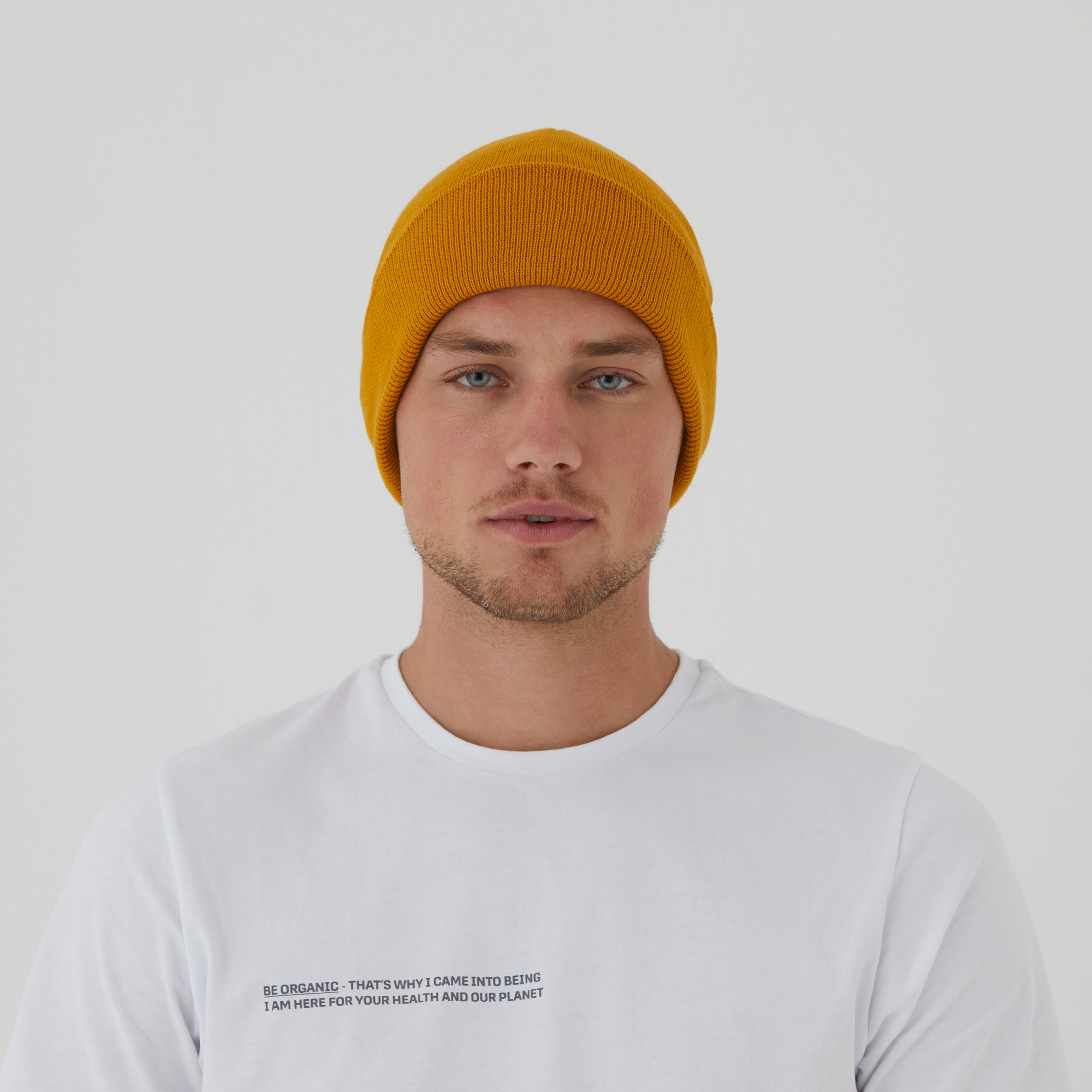 Beanie Unisex in Saffron