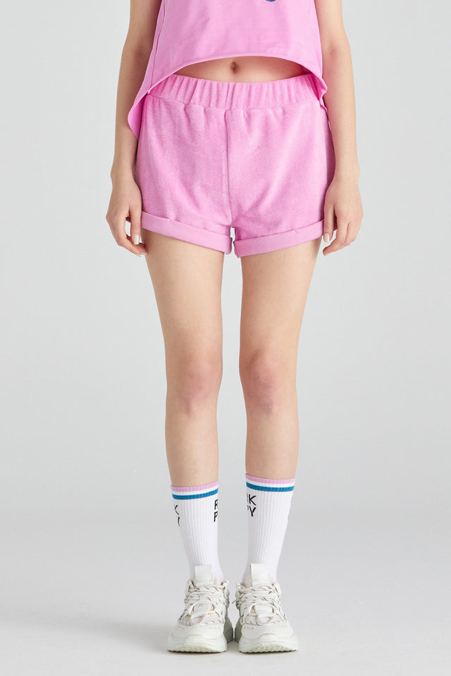 Frottee-Shorts für Damen Sande-Anna in Pink