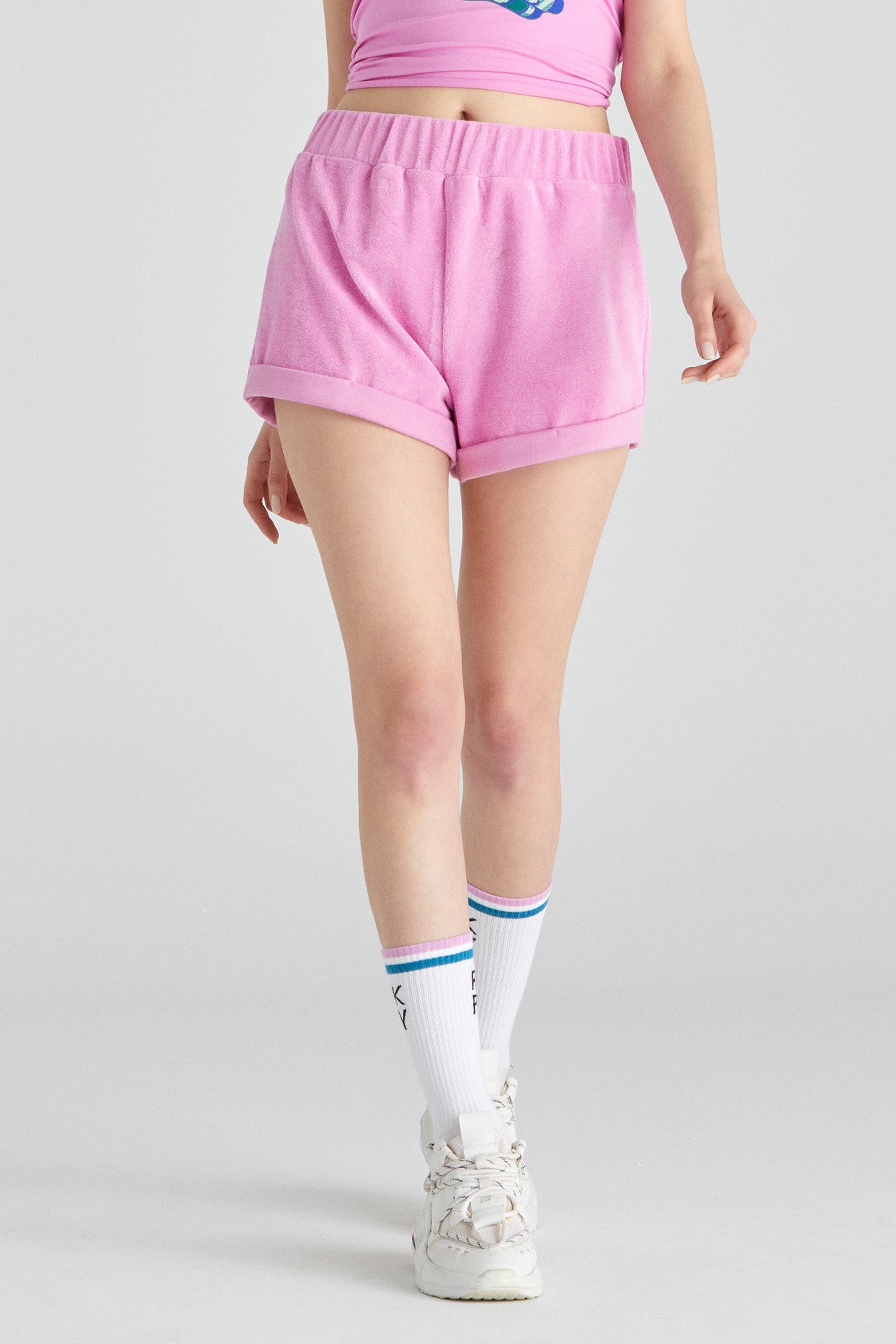 Frottee-Shorts für Damen Sande-Anna in Pink