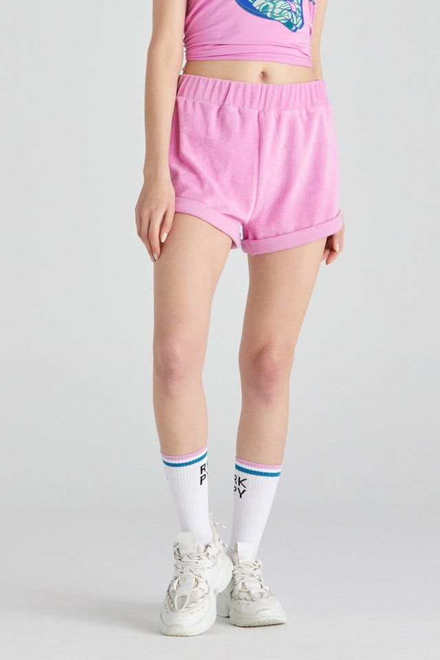 Frottee-Shorts für Damen Sande-Anna in Pink