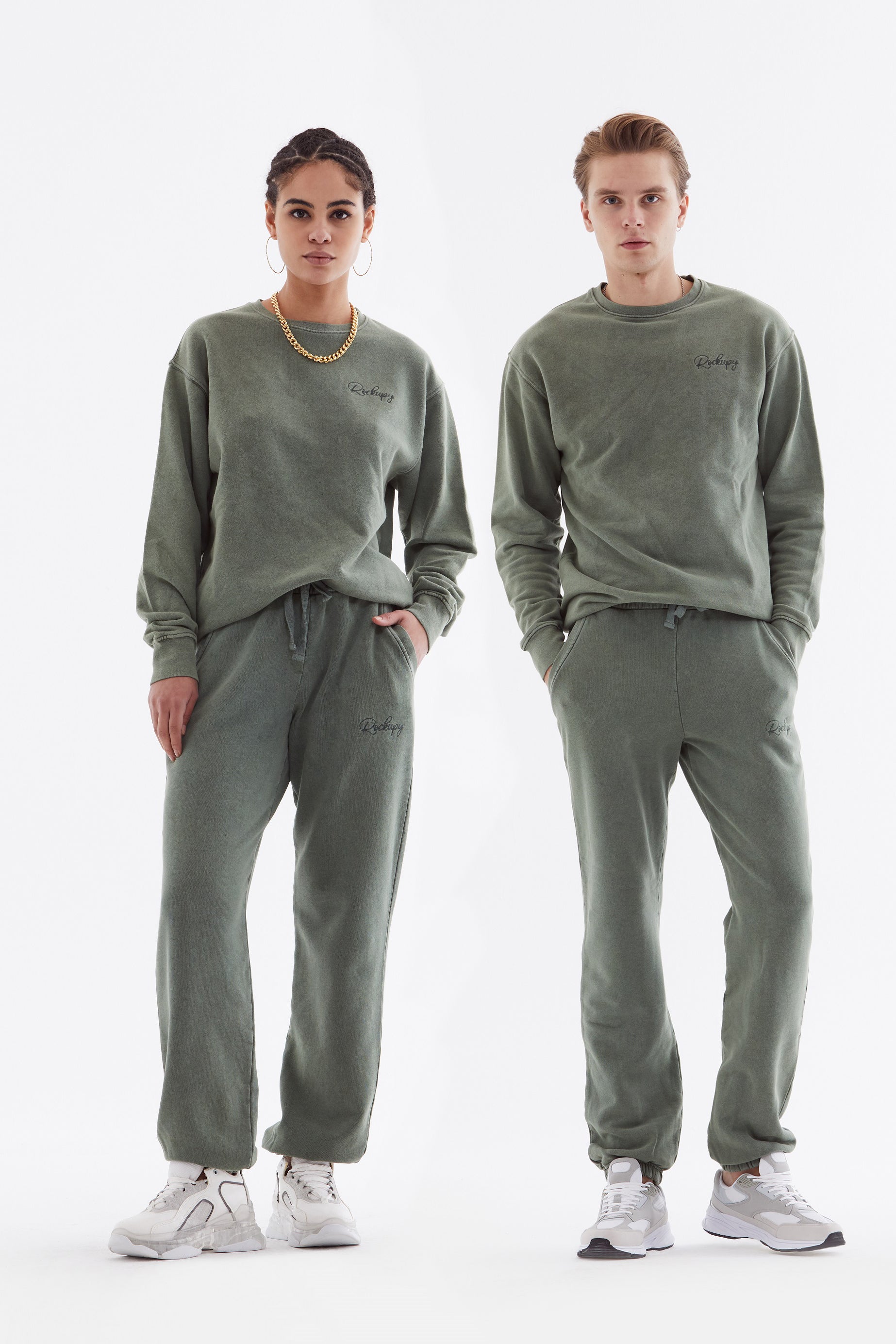 Unisex Army Green Jogger - Rockupy