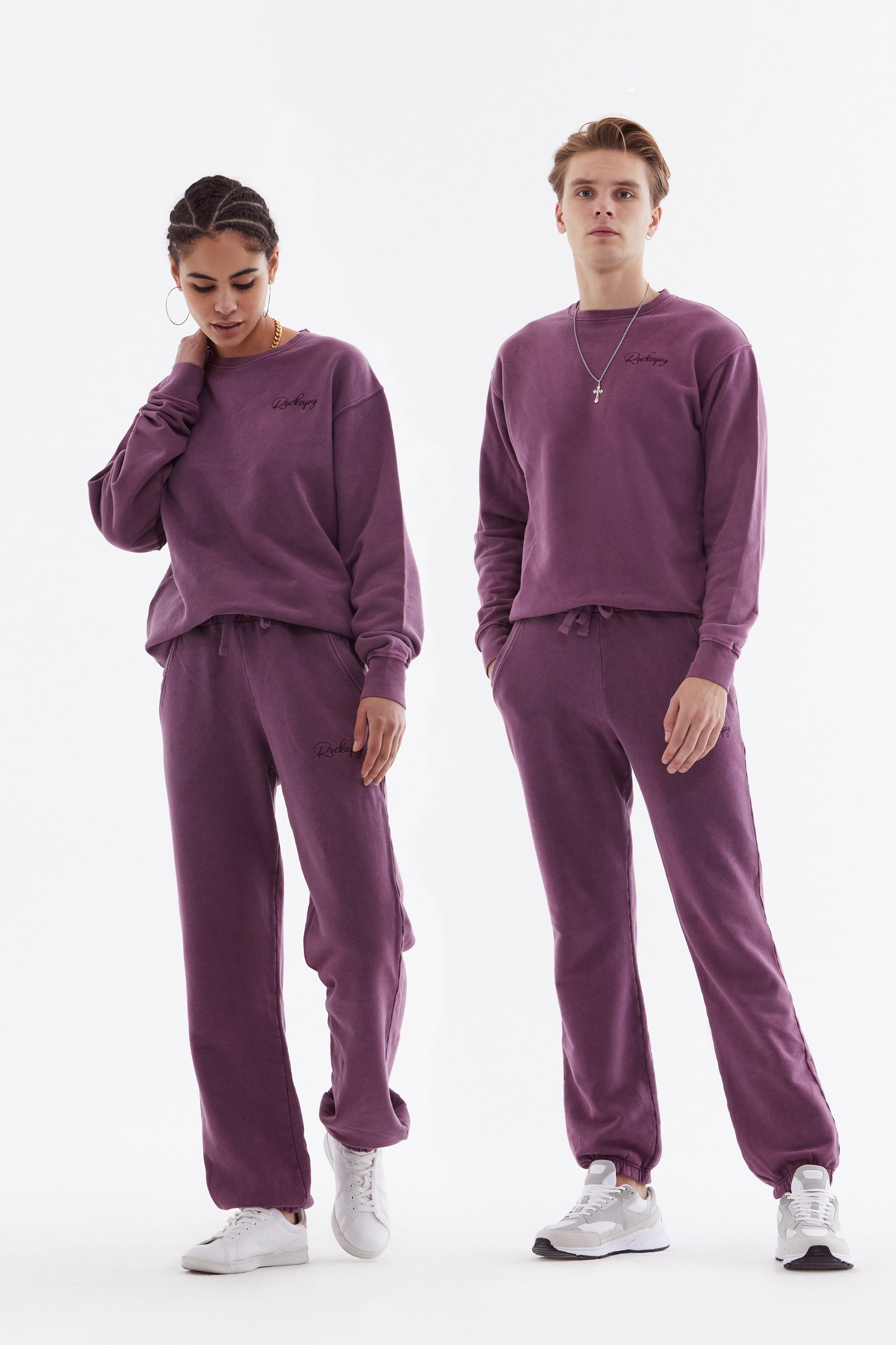 Unisex Mauve Jogger - Rockupy